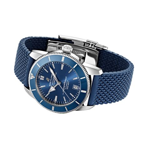 breitling superocean on python strap|breitling rubber strap 24 20.